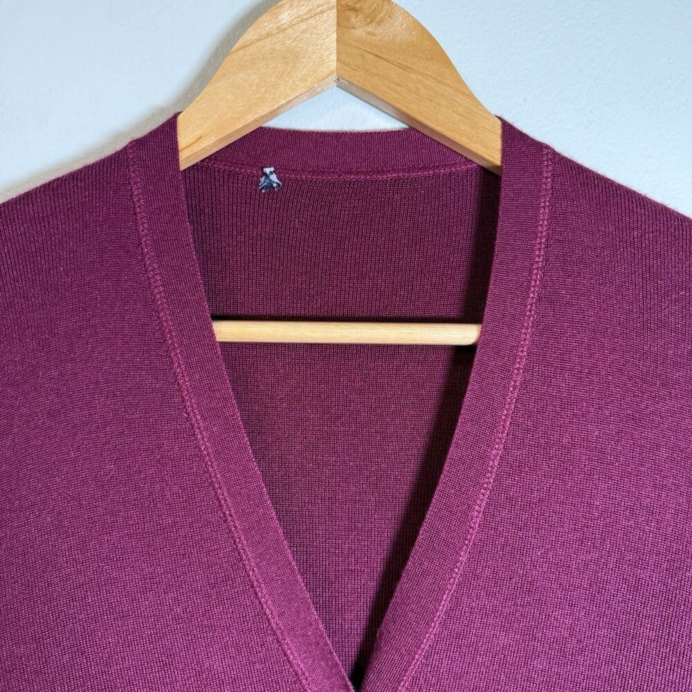 Prada Knit Burgundy Cardigan Size IT 38 EUC - Picture 9 of 11